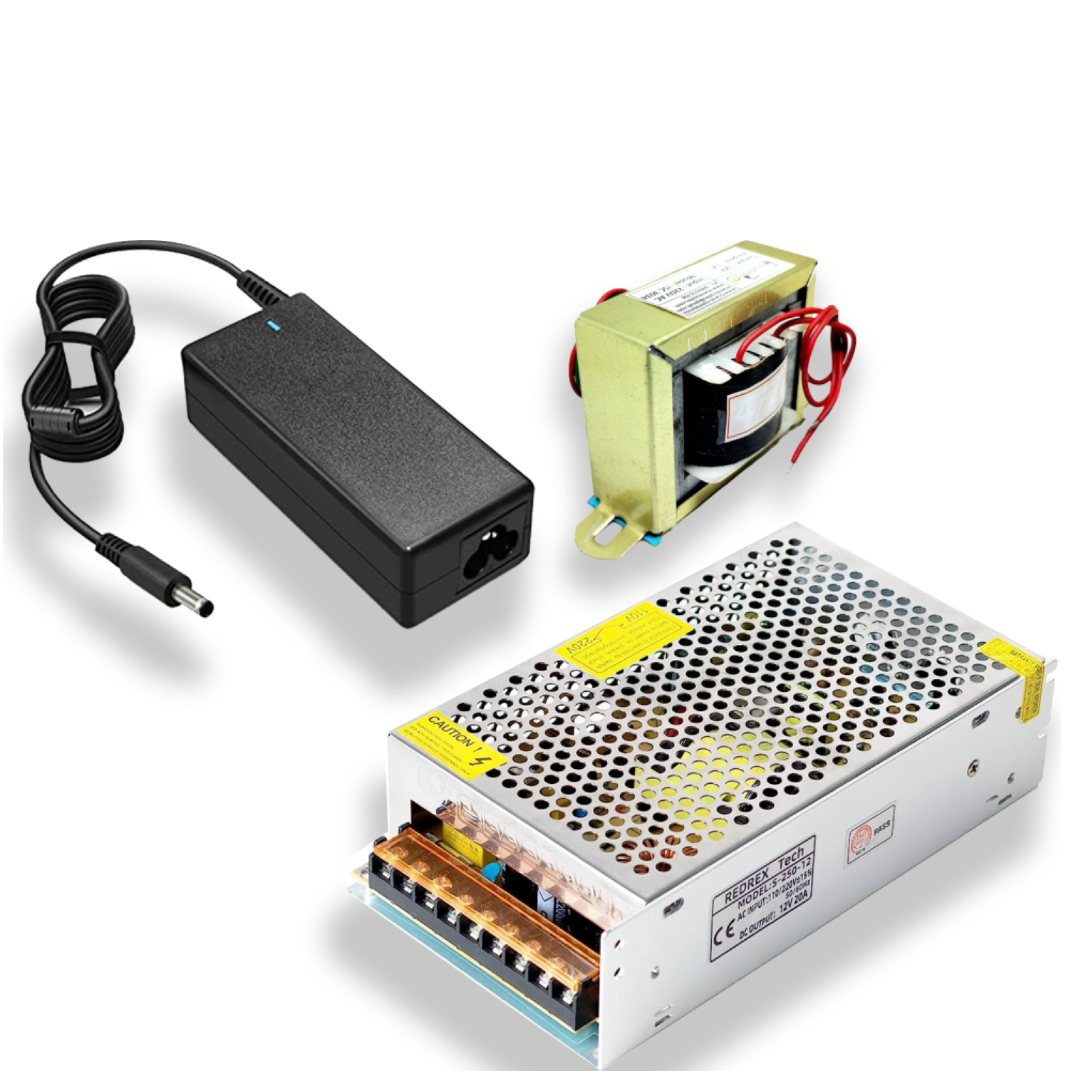 منبع تغذیه و آداپتور