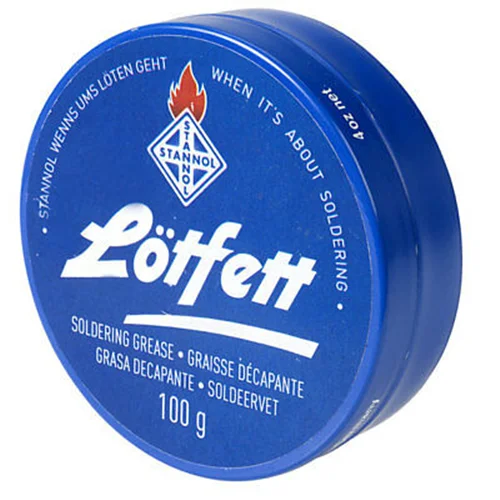 روغن لحیم lotfett لاتفت ۵۰ گرمی آلمانی قوطی آبی